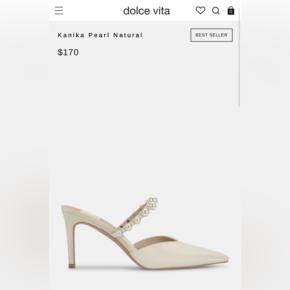 Dolce Vita Kanika Pearl Natural Heel